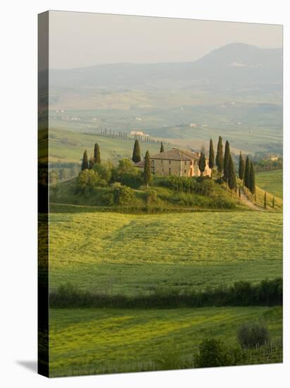 Country House, Il Belvedere, San Quirico D'Orcia, Val D'Orcia, Siena Province, Tuscany, Italy-Pitamitz Sergio-Stretched Canvas