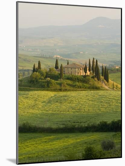 Country House, Il Belvedere, San Quirico D'Orcia, Val D'Orcia, Siena Province, Tuscany, Italy-Pitamitz Sergio-Mounted Photographic Print