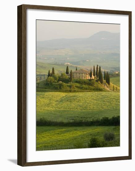 Country House, Il Belvedere, San Quirico D'Orcia, Val D'Orcia, Siena Province, Tuscany, Italy-Pitamitz Sergio-Framed Photographic Print