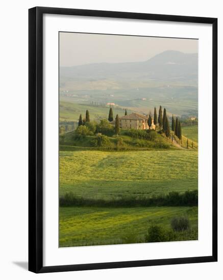 Country House, Il Belvedere, San Quirico D'Orcia, Val D'Orcia, Siena Province, Tuscany, Italy-Pitamitz Sergio-Framed Photographic Print