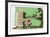 Country House of D. Scull, Esq., Hestonville, Pa-J. Weidermann-Framed Art Print