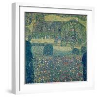 Country house on Attersee Lake (Landhaus am Attersee), Upper Austria. Oil on canvas (1914).-Gustav Klimt-Framed Giclee Print