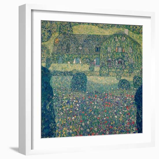 Country house on Attersee Lake (Landhaus am Attersee), Upper Austria. Oil on canvas (1914).-Gustav Klimt-Framed Giclee Print