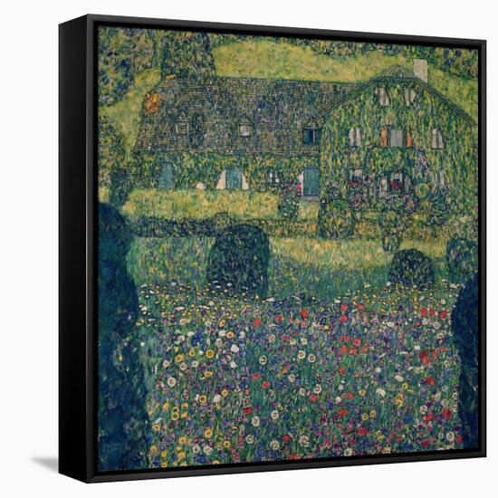 Country House on Attersee Lake, Upper Austria, 1914-Gustav Klimt-Framed Stretched Canvas