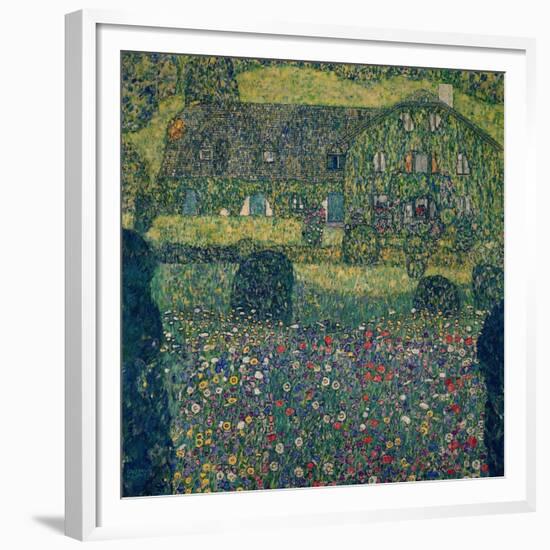 Country House on Attersee Lake, Upper Austria, 1914-Gustav Klimt-Framed Giclee Print