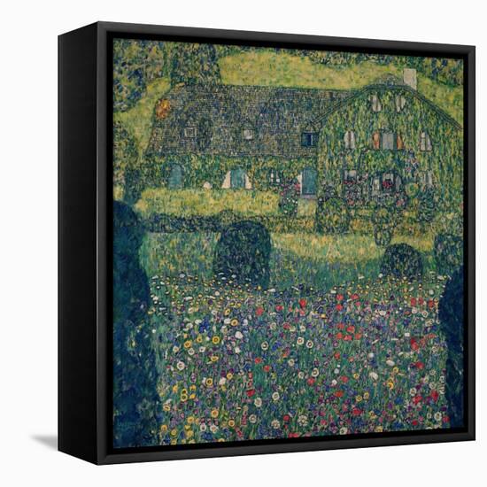 Country House on Attersee Lake, Upper Austria, 1914-Gustav Klimt-Framed Stretched Canvas