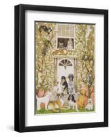 Country House Party-Pat Scott-Framed Premium Giclee Print