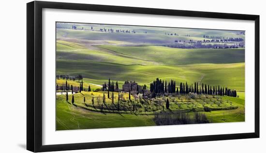 Country Houses in Tuscany-Vadim Ratsenskiy-Framed Art Print