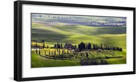 Country Houses in Tuscany-Vadim Ratsenskiy-Framed Art Print