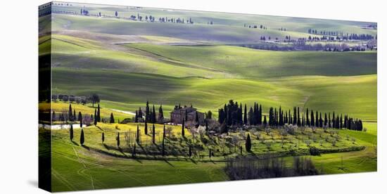 Country Houses in Tuscany-Vadim Ratsenskiy-Stretched Canvas