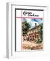 "Country Inn," Country Gentleman Cover, September 1, 1939-G. Kay-Framed Giclee Print