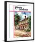 "Country Inn," Country Gentleman Cover, September 1, 1939-G. Kay-Framed Giclee Print