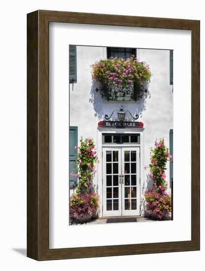 Country Inn Entrance, Lumberville, PA-George Oze-Framed Photographic Print
