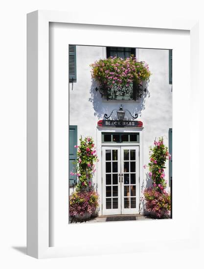 Country Inn Entrance, Lumberville, PA-George Oze-Framed Photographic Print