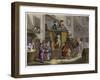 Country Inn Yard-William Hogarth-Framed Art Print