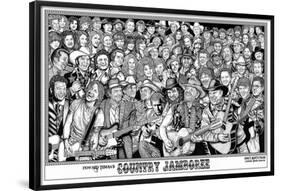 Country Jamboree - Howard Teman-null-Framed Poster