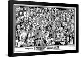 Country Jamboree - Howard Teman-null-Framed Poster