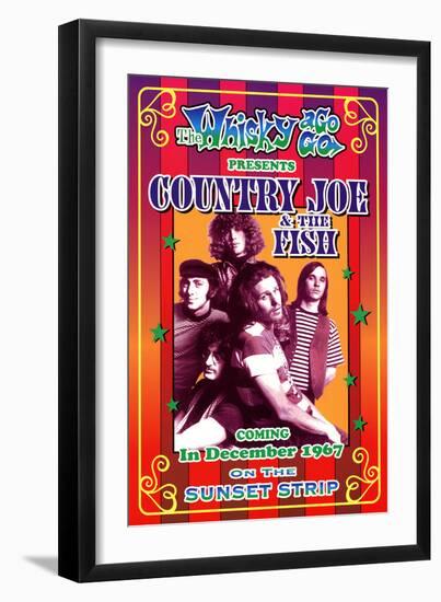 Country Joe and the Fish Whisky-A-Go-Go Los Angeles, c.1967-Dennis Loren-Framed Art Print