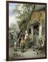 Country Kermis, 1680-1704-Cornelis Dusart-Framed Art Print