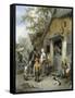 Country Kermis, 1680-1704-Cornelis Dusart-Framed Stretched Canvas