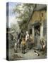 Country Kermis, 1680-1704-Cornelis Dusart-Stretched Canvas