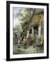 Country Kermis (Oil on Panel)-Cornelis Dusart-Framed Giclee Print