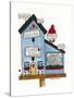 Country Kitchen Birdhouse-Debbie McMaster-Stretched Canvas