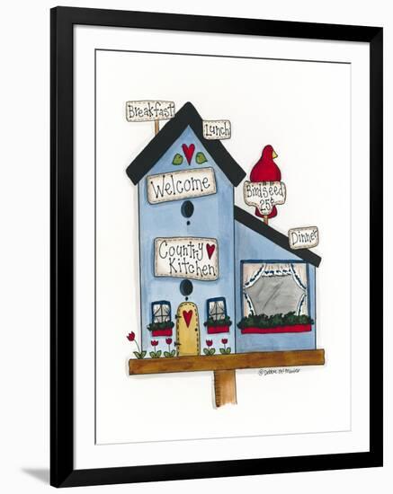 Country Kitchen Birdhouse-Debbie McMaster-Framed Giclee Print