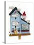 Country Kitchen Birdhouse-Debbie McMaster-Stretched Canvas