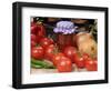 Country Kitchen Scene with Chutney Ingredients and Traditional Kitchen Scales, UK-Gary Smith-Framed Photographic Print