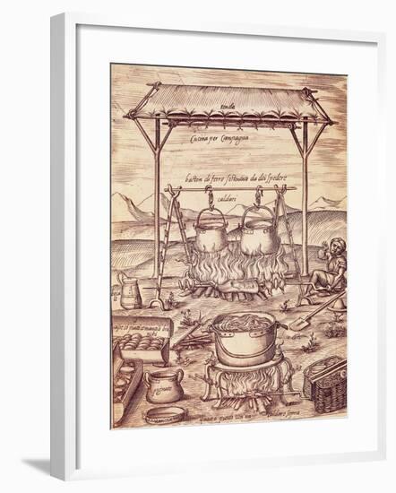 Country Kitchen-Bartolomeo Scappi-Framed Giclee Print