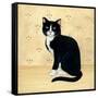 Country Kitty I-David Cater Brown-Framed Stretched Canvas