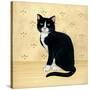 Country Kitty I-David Cater Brown-Stretched Canvas