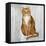 Country Kitty II on Wood-David Cater Brown-Framed Stretched Canvas