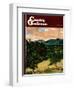 "Country Landscape," Country Gentleman Cover, August 1, 1946-Luigi Lucioni-Framed Giclee Print