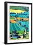 Country Lane Summer II-Paul Powis-Framed Giclee Print