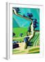 Country Lane Summer-Paul Powis-Framed Giclee Print