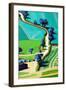 Country Lane Summer-Paul Powis-Framed Giclee Print