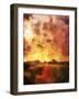 country lane sunrise-Mark Gordon-Framed Giclee Print