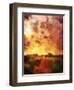 country lane sunrise-Mark Gordon-Framed Giclee Print