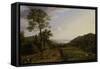 Country Lane to Greenwood Lake, 1846-Jasper Francis Cropsey-Framed Stretched Canvas