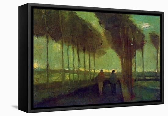 Country Lane-Vincent van Gogh-Framed Stretched Canvas