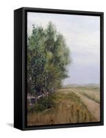 Country Lane-William Merritt Chase-Framed Stretched Canvas