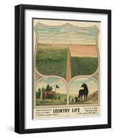 Country Life, c. 1904-Vintage Reproduction-Framed Art Print