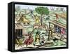 Country Life in France in the Late Middle Ages-null-Framed Stretched Canvas