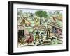 Country Life in France in the Late Middle Ages-null-Framed Giclee Print