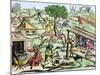 Country Life in France in the Late Middle Ages-null-Mounted Giclee Print