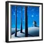 Country Lights - The Frost-Cindy Thornton-Framed Art Print