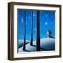 Country Lights - The Frost-Cindy Thornton-Framed Art Print