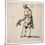 Country Man Standing and Doffing His Cap-Johann Wilhelm Baur-Mounted Giclee Print